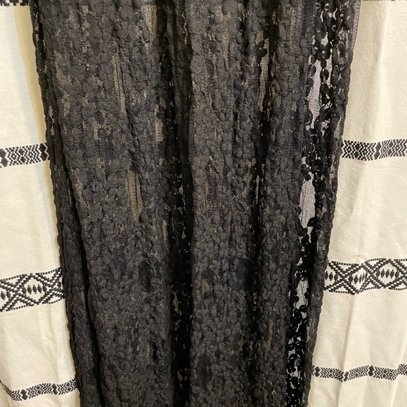 Free People Black Lace Maxi Skirt XS - Picture 5 of 16